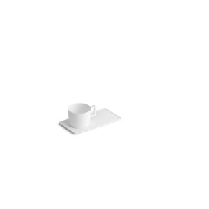 Verso White Tasse Moka 10cl+S/tasse 16x8cm